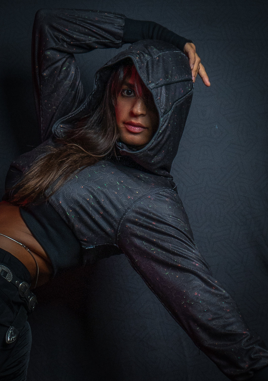 Crop Hoodie Woman / Flatrib - REBIRTH OF IKARO Forest